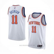 Camiseta New York Knicks Jalen Brunson #11 Association 2022-23 Blanco