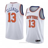 Camiseta New York Knicks Knicks Henry Ellenson #13 Association 2018 Blanco