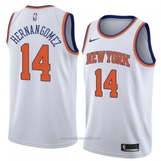 Camiseta New York Knicks Willy Hernangomez #14 Statement 2018 Blanco