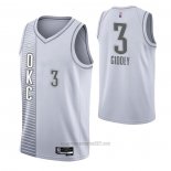 Camiseta Oklahoma City Thunder Josh Giddey #3 Ciudad 2021-22 Blanco
