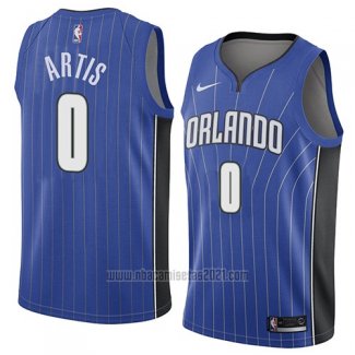 Camiseta Orlando Magic Jamel Artis #0 Icon 2018 Azul