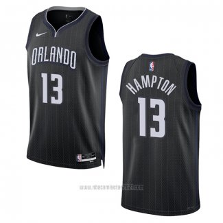 Camiseta Orlando Magic R.J. Hampton #13 Ciudad 2022-23 Negro