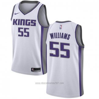 Camiseta Sacramento Kings Jason Williams #55 Association 2019-20 Blanco