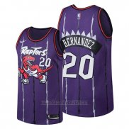 Camiseta Toronto Raptors Dewan Hernandez #20 Classic Edition Violeta