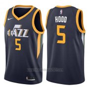 Camiseta Utah Jazz Rodney Hood #5 Icon 2017-18 Azul