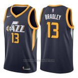 Camiseta Utah Jazz Tony Bradley #13 Icon 2017-18 Azul