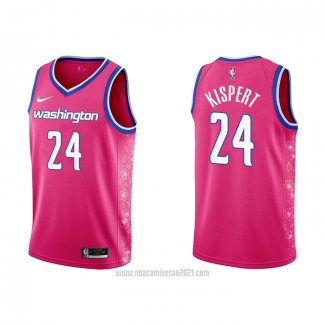 Camiseta Washington Wizards Corey Kispert #24 Ciudad 2022-23 Rosa