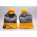 Gorro Beanie Golden State Warriors Gris Amarillo