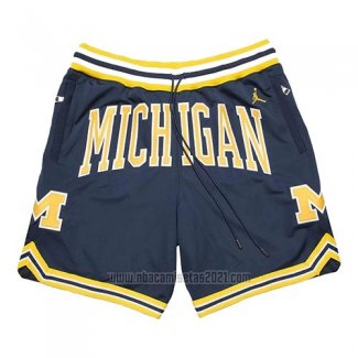 Pantalone Air Jordan Just Don NCAA Michigan Azul