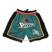 Pantalone Detroit Pistons Just Don 2019 Verde