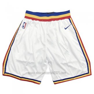 Pantalone Golden State Warriors Hardwood Classics 2019-20 Blanco