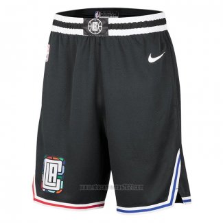 Pantalone Los Angeles Clippers Ciudad 2022-23 Negro