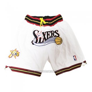 Pantalone Philadelphia 76ers Just Don Blanco2