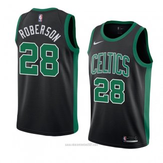 Camiseta Boston Celtics Jeff Roberson #28 Statement 2018 Negro