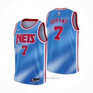 Camiseta Brooklyn Nets Kevin Durant Classic #7 2020-21 Azul