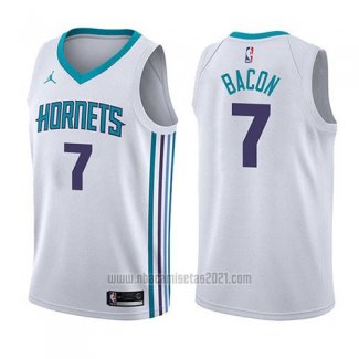 Camiseta Charlotte Hornets Dwayne Bacon #7 Association 2017-18 Blanco