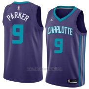 Camiseta Charlotte Hornets Tony Parker #9 Statement 2018 Violeta