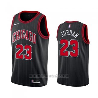 Camiseta Chicago Bulls Michael Jordan #23 Statement 2019-20 Negro