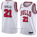 Camiseta Chicago Bulls Noah Vonleh #21 Association 2018 Blanco