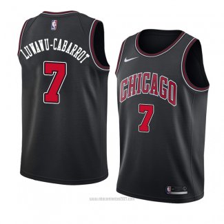 Camiseta Chicago Bulls Timothe Luwawu-Cabarrot #7 Statement 2018 Negro