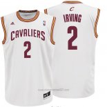 Camiseta Cleveland Cavaliers Kyrie Irving #2 Blanco