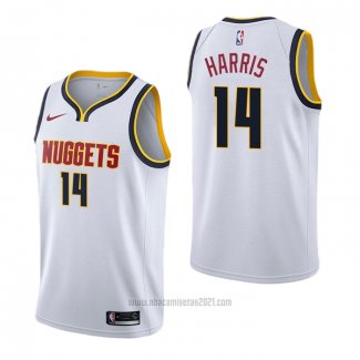 Camiseta Denver Nuggets Gary Harris #14 Association Blanco