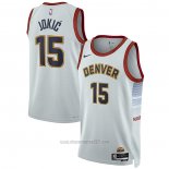 Camiseta Denver Nuggets Nikola Jokic #15 Ciudad 2022-23 Blanco