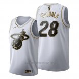 Camiseta Golden Edition Miami Heat Andre Iguodala #28 2019-20 Blanco