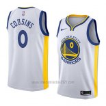 Camiseta Golden State Warriors Demarcus Cousins #0 Association 2018-19 Blanco