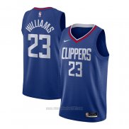 Camiseta Los Angeles Clippers Lou Williams #23 Icon 2020-21 Azul