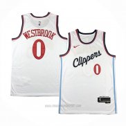 Camiseta Los Angeles Clippers Russell Westbrook #0 Association 2024-25 Blanco