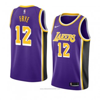 Camiseta Los Angeles Lakers Channing Frye #12 Statement 2018-19 Violeta