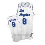Camiseta Los Angeles Lakers Kobe Bryant #8 Retro Blanco2