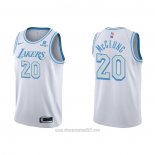 Camiseta Los Angeles Lakers Mac McClung #20 Ciudad 2021-22 Blanco