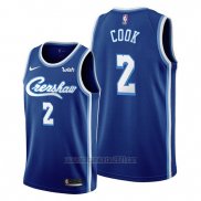 Camiseta Los Angeles Lakers Quinn Cook #2 Classic Edition 2019-20 Azul