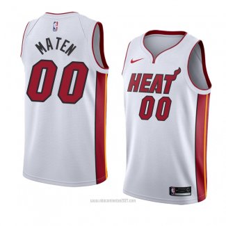 Camiseta Miami Heat Yante Maten #00 Association 2018 Blanco