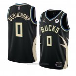 Camiseta Milwaukee Bucks Marjon Beauchamp #0 Statement 2022-23 Negro