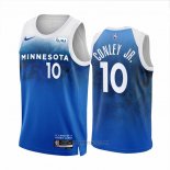 Camiseta Minnesota Timberwolves Mike Conley JR. #10 Ciudad 2023-24 Azul