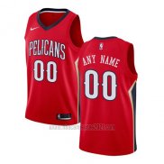 Camiseta New Orleans Pelicans Personalizada 17-18 Rojo