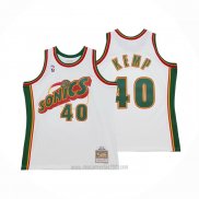 Camiseta Nino Seattle SuperSonics Shawn Kemp #40 Historic Retro Blanco