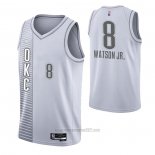 Camiseta Oklahoma City Thunder Paul Watson JR. #8 Ciudad 2021-22 Blanco