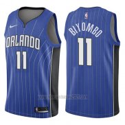 Camiseta Orlando Magic Bismack Biyombo #11 Icon 2017-18 Azul