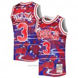 Camiseta Philadelphia 76ers Allen Iverson #3 Mitchell & Ness Lunar New Year Rojo