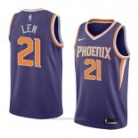 Camiseta Phoenix Suns Alex Len #21 Icon 2018 Violeta