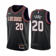 Camiseta Phoenix Suns Dario Saric #20 Ciudad Negro
