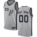 Camiseta San Antonio Spurs Personalizada 17-18 Gris