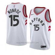 Camiseta Toronto Raptors Greg Monroe #15 Association 2018 Blanco