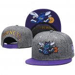 Gorra Charlotte Hornets Gris Violeta