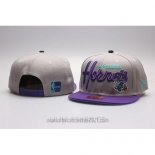 Gorra Charlotte Hornets Snapback Gris