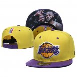 Gorra Los Angeles Lakers Lebron James & Kobe Bryant 9FIFTY Snapback Amarillo